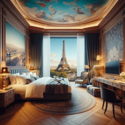 Book your stay at the Eiffel Tower Hotel today!