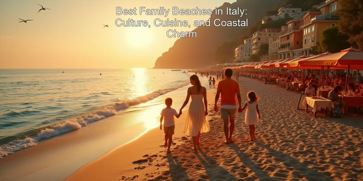 Best Family Beaches in Italy: Culture, Cuisine, and Coastal Charm