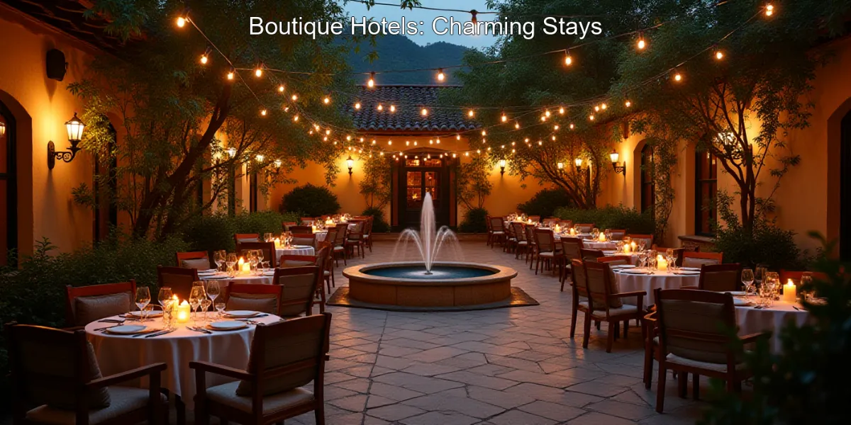 Boutique Hotels: Charming Stays