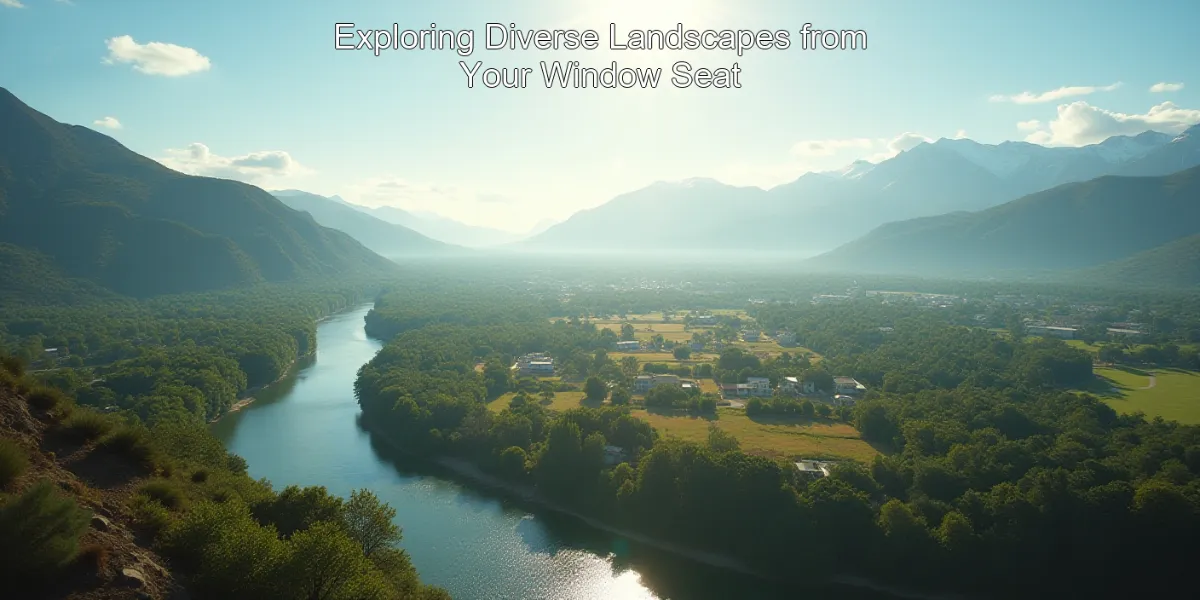 Exploring Diverse Landscapes from Your Window Seat