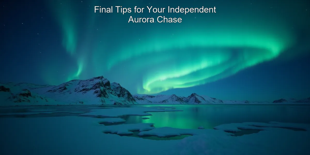 Final Tips for Your Independent Aurora Chase