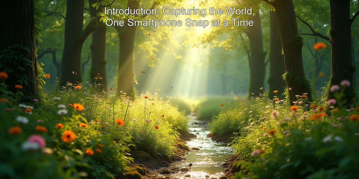 Introduction: Capturing the World, One Smartphone Snap at a Time