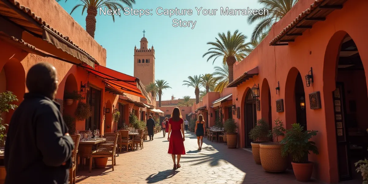 Next Steps: Capture Your Marrakech Story