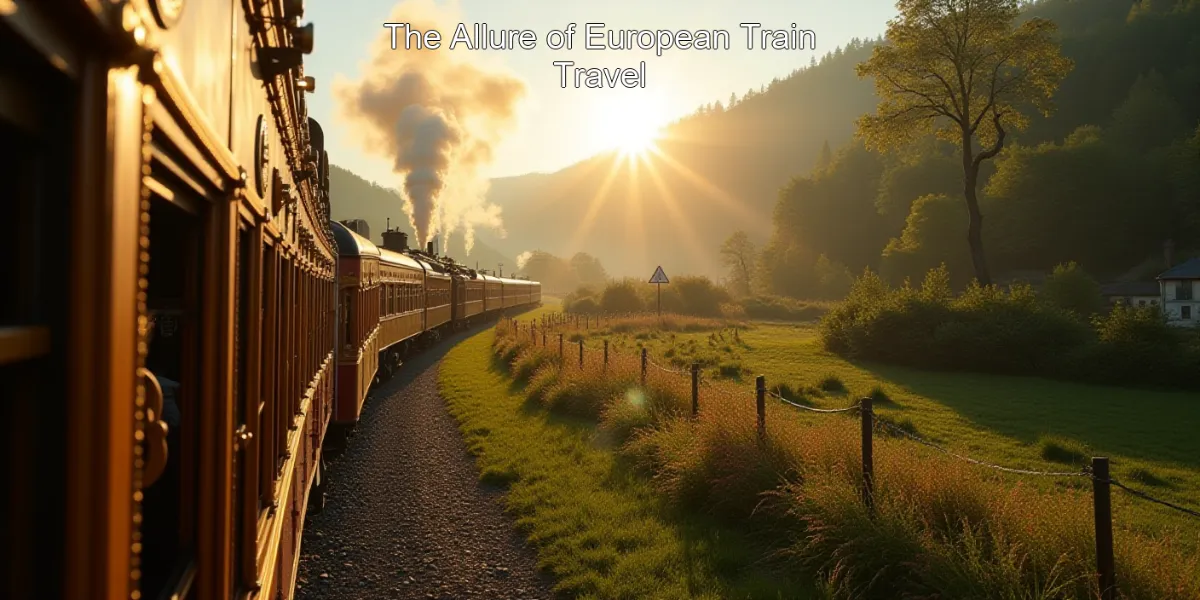 The Allure of European Train Travel