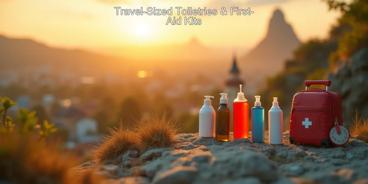 Travel-Sized Toiletries & First-Aid Kits