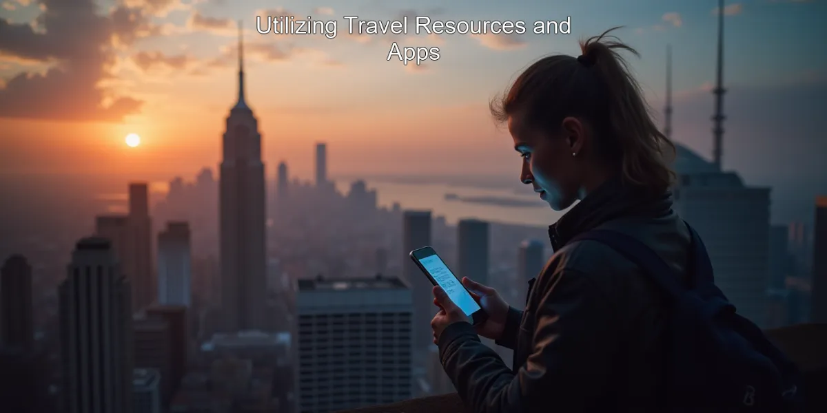 Utilizing Travel Resources and Apps